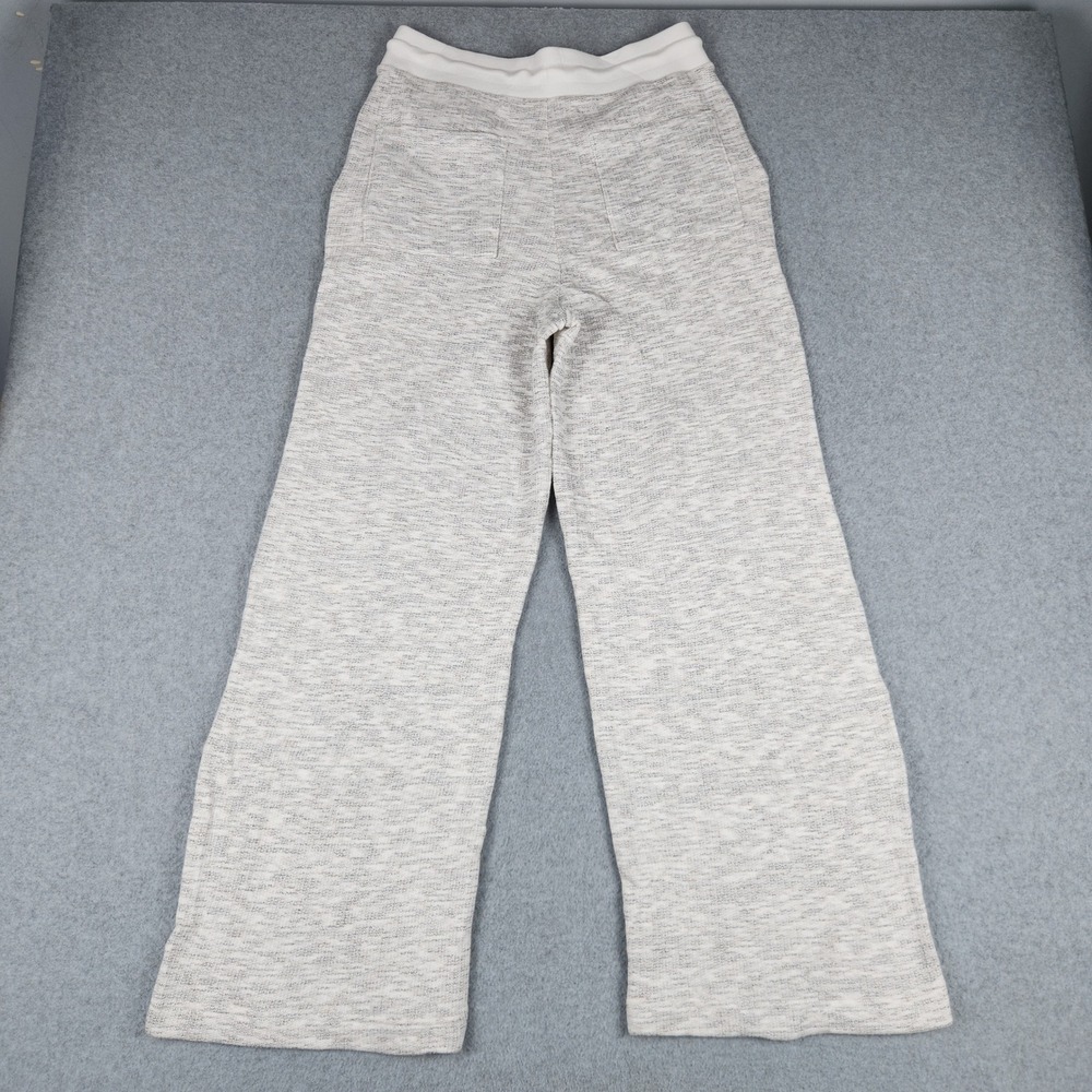Lou & Grey Pants Womens Medium Gray Lounge Classic Fit Wide Leg Drawstring Waist - Picture 4 of 7